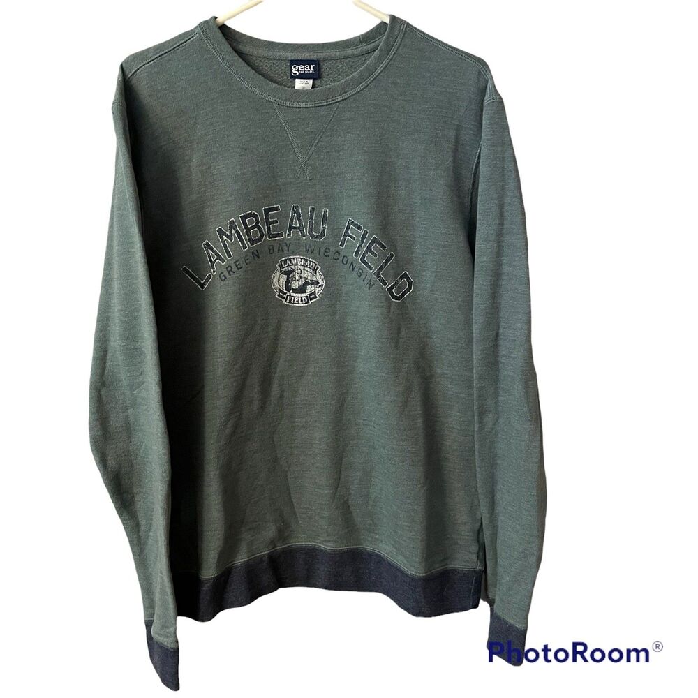 Gear For Sports Green Bay Packers Lambeau Field Mens Size L Long Sleeve Sweater